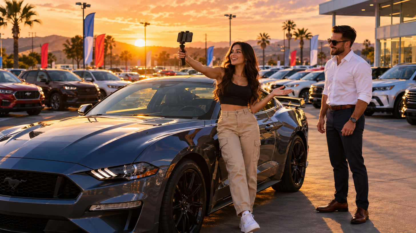 Car dealership and automotive influencer marketing